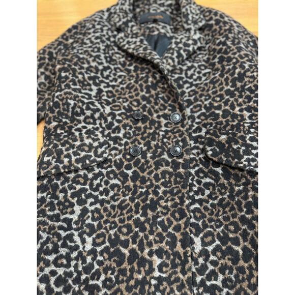 COACH Classic Wool Blend Cocoon Coat Double Breasted Oversized 3/4 Sleeve XS - Picture 9 of 16